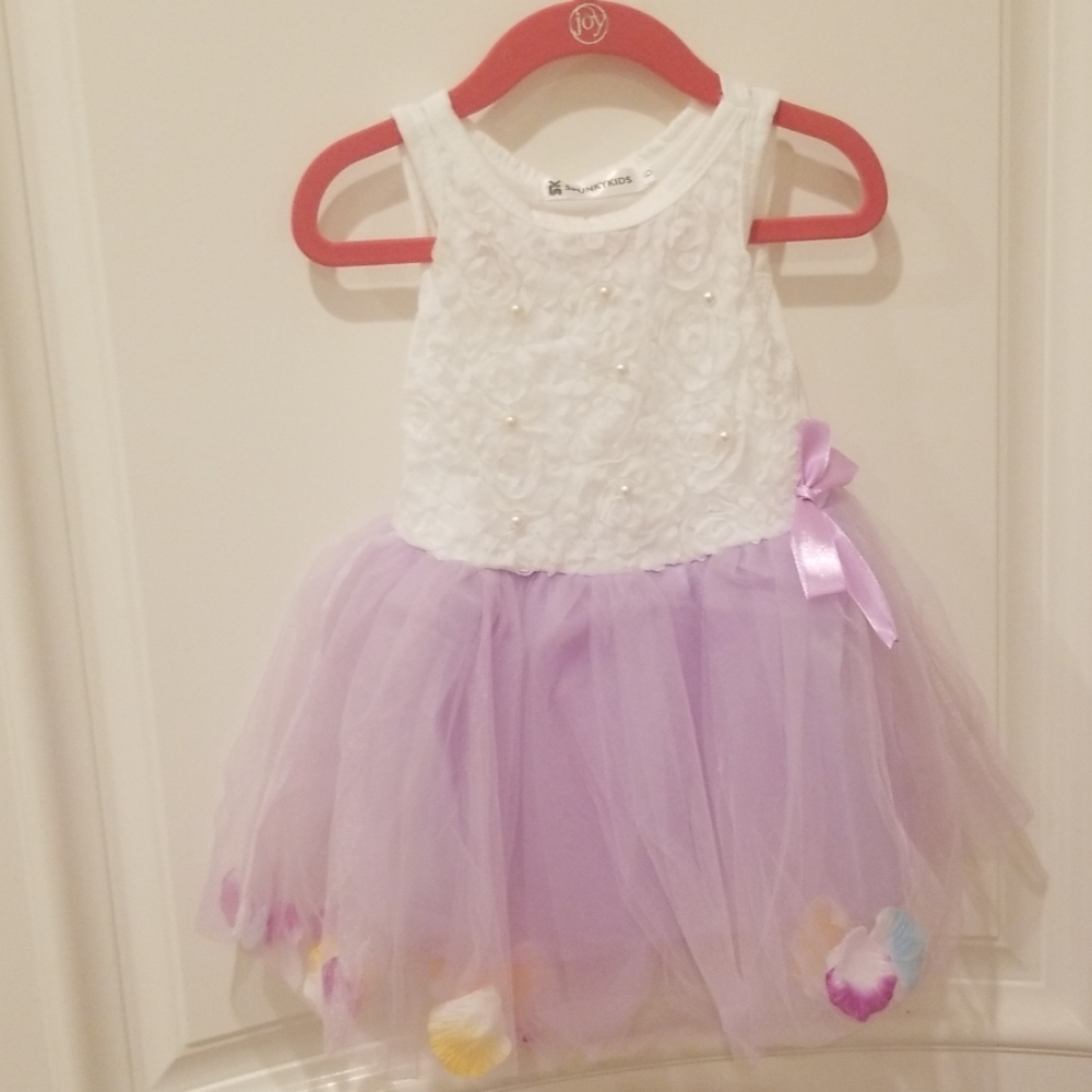 Dress w/ballerina style skirt